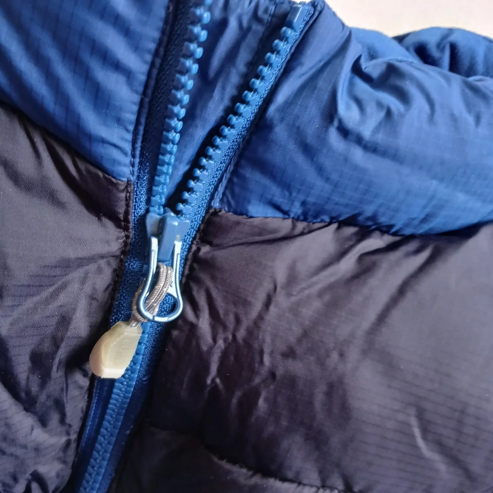 lands end ♡ down feather blue vest mens xl puffer cavin core winter gorpcore